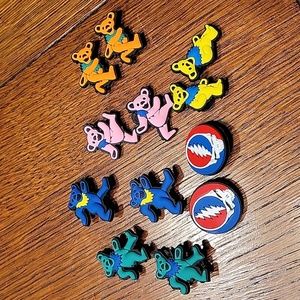 Grateful Dead Croc Charms